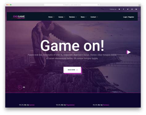 37 Best Free Gaming Website Templates 2024 .